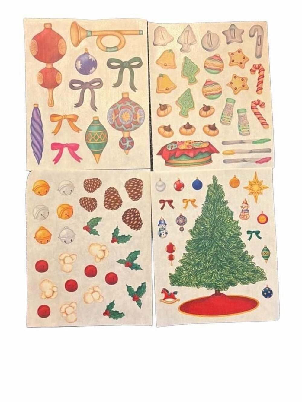 Creative Memories Christmas Tree Decoration Holiday Stickers